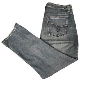 Riders By Lee Womens Midrise Straight Leg Jeans Size 12 Medium Wash Denim Casual